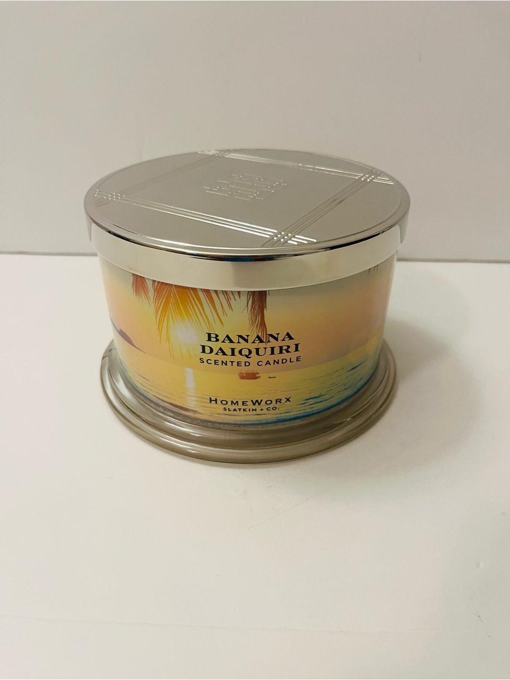 Homeworx Slatkin & Co. Banana Daiquiri 4 Wick Candle 18 oz.